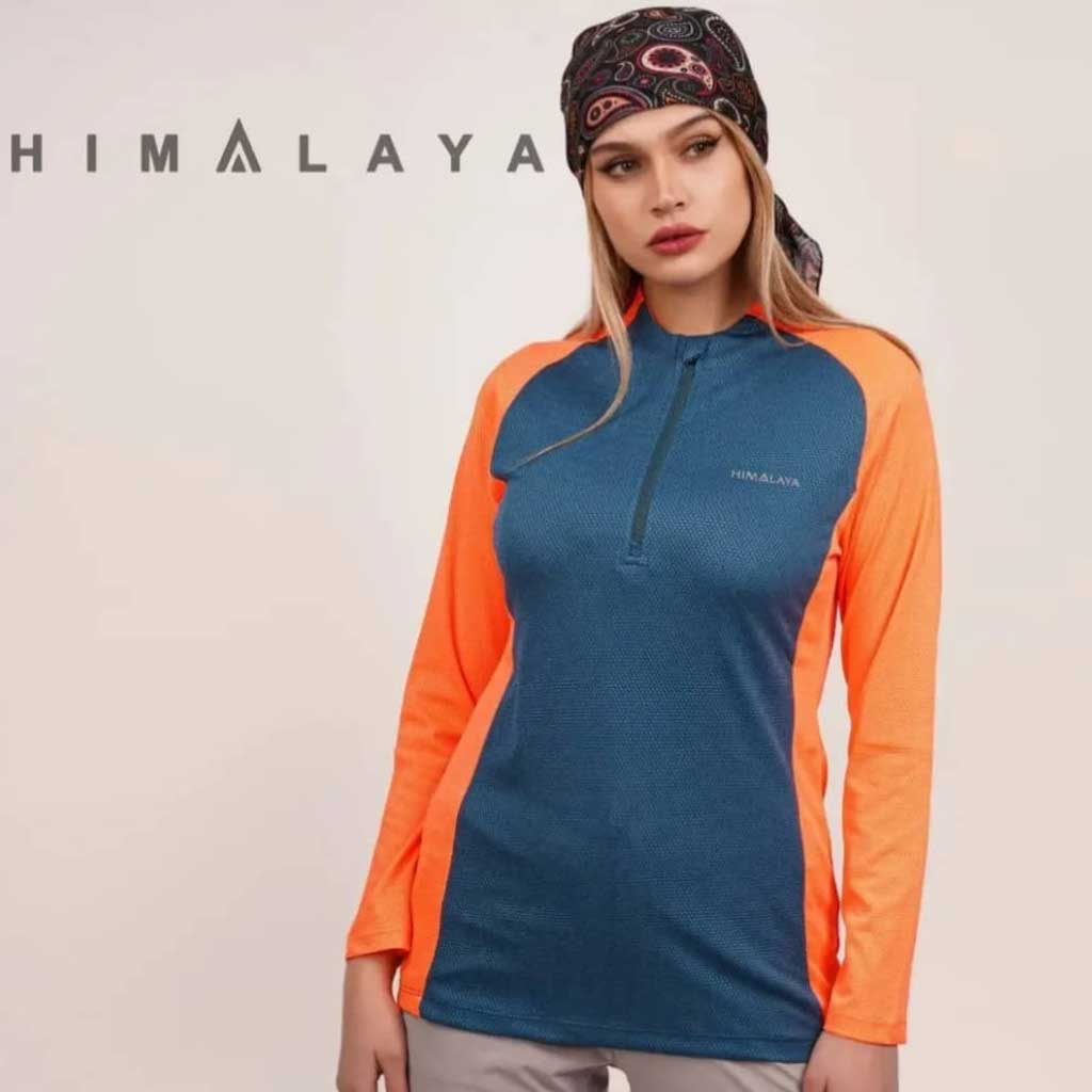 بلوز زنانه نیم زیپ هیمالیا 0360