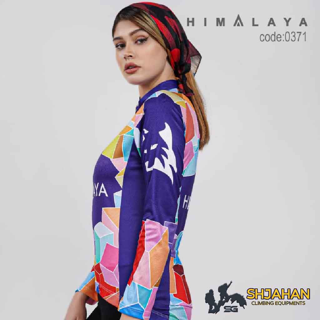 بلوز زنانه تمام زیپ دوچرخه سواری Himalaya 0371