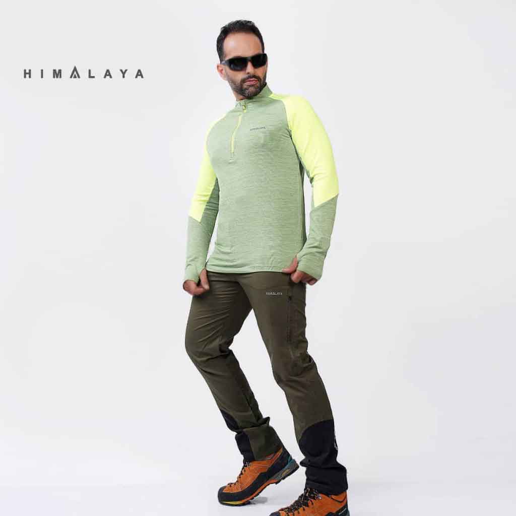بلوزمیکرو فینگردارنیم زیپ HIMALAYA هیمالیا 0439