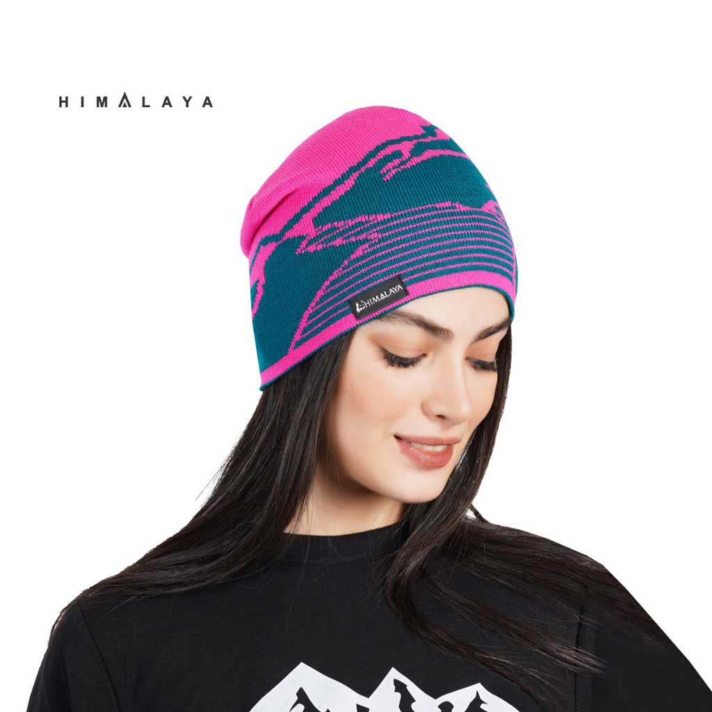 کلاه بافت طرح کوه HIMALAYA هیمالیا