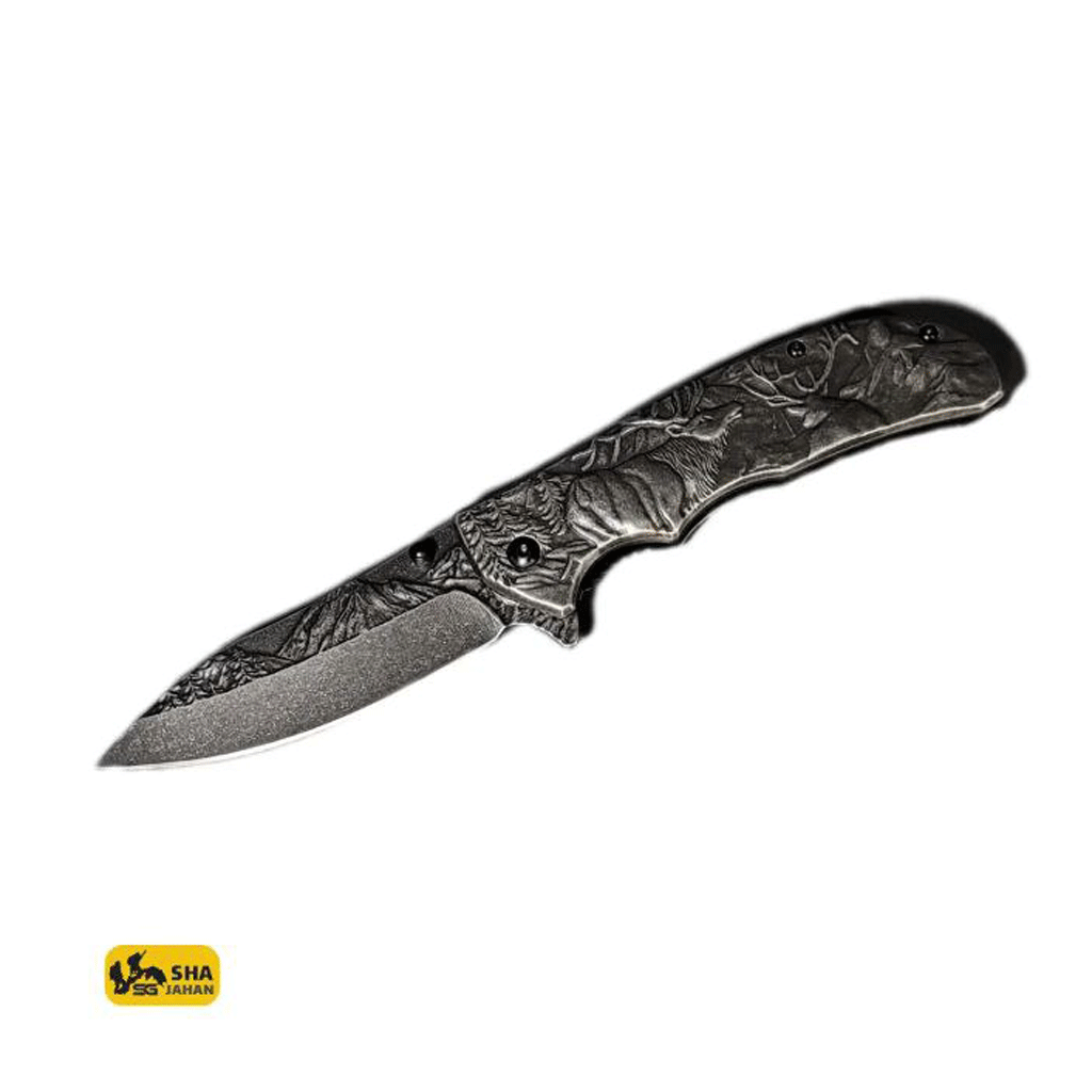 چاقو تاشو طرح گوزن