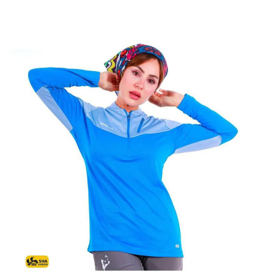 بلوز نیم زیپ دورنگ زنانه HIMALAYA کد CW27