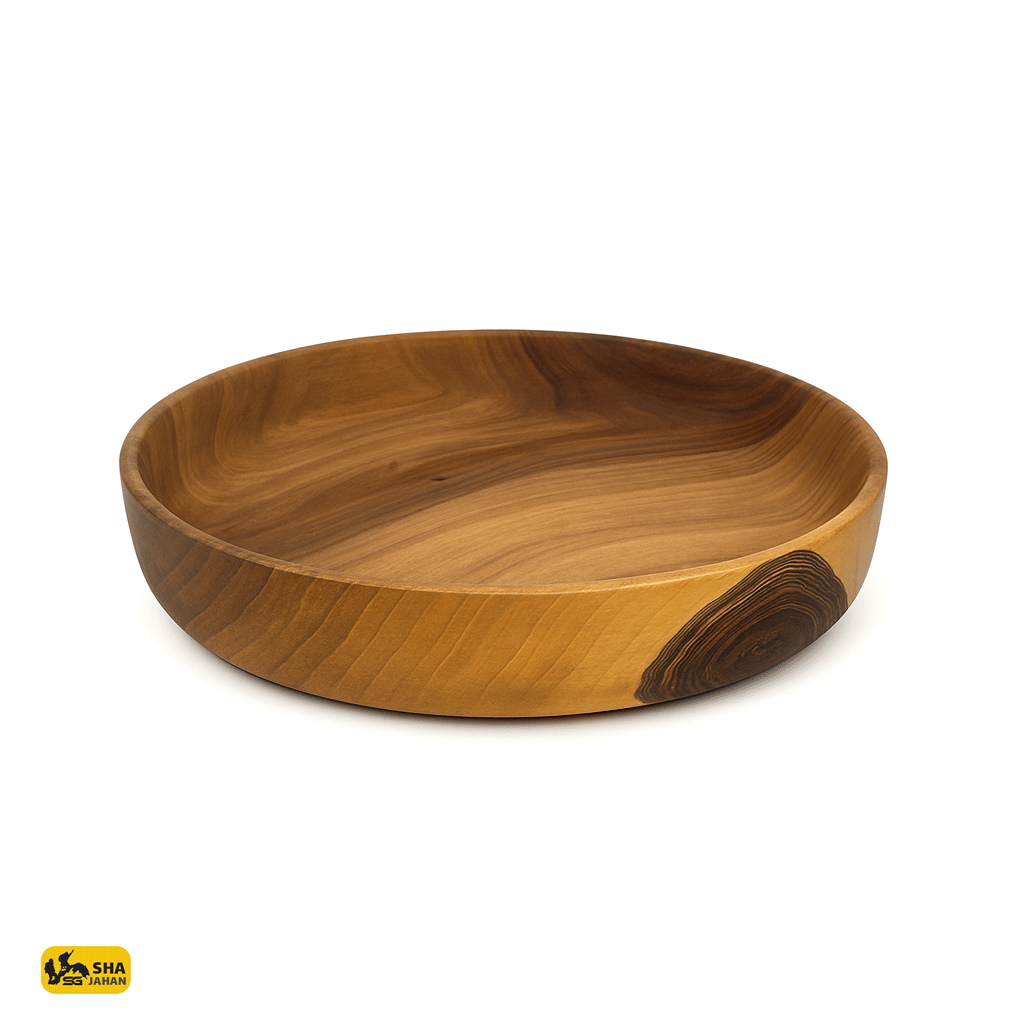 کاسه سینی چوب گردو کد 9915