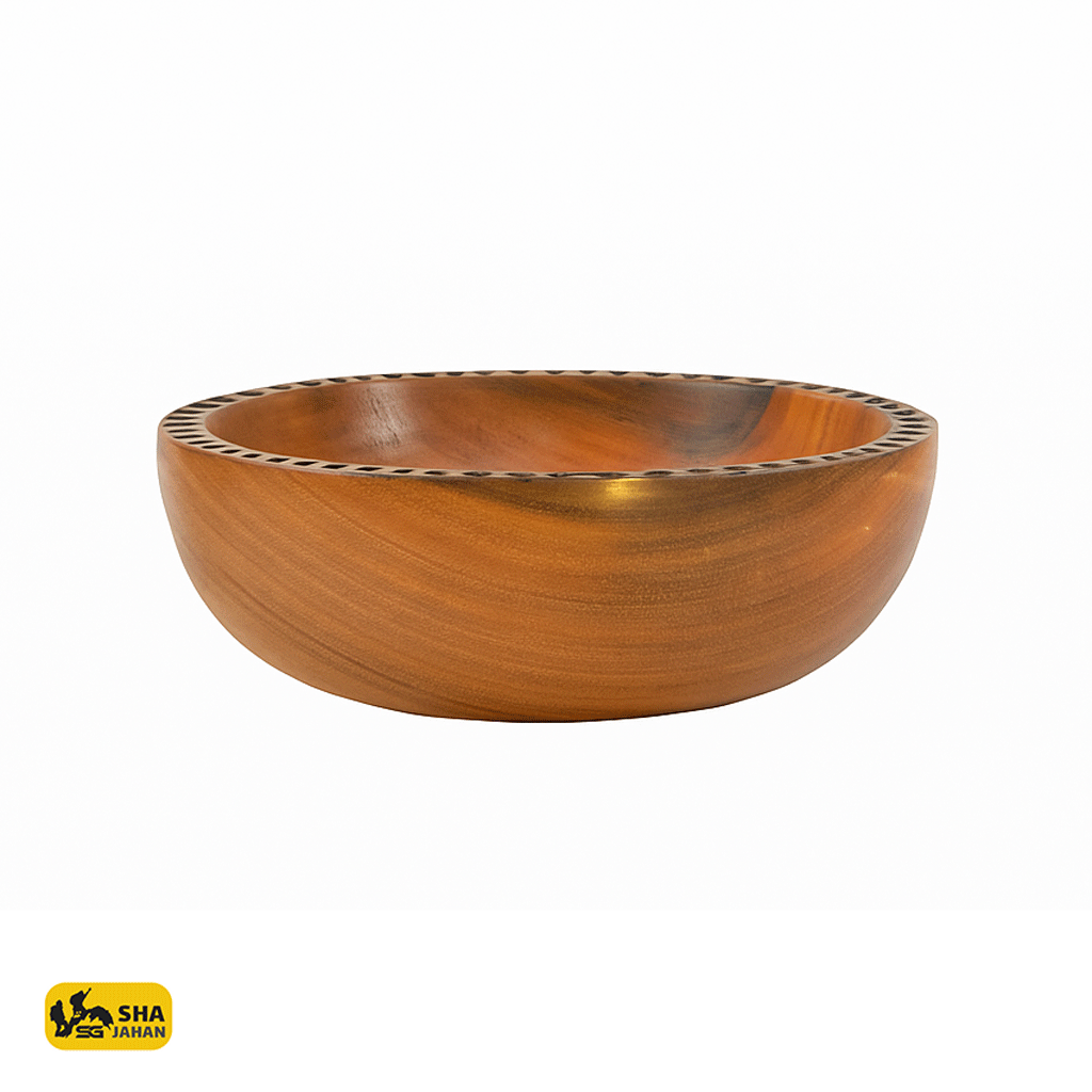 کاسه چوبی (چوب گردو)