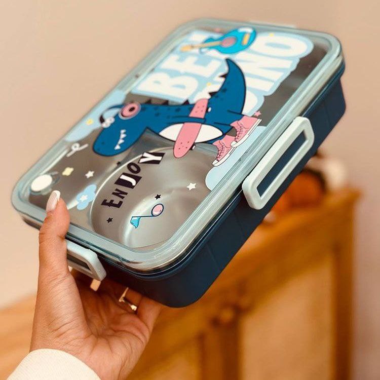 ظرف غذای یونیکورن دایناسور و پونی 850میل کد001557