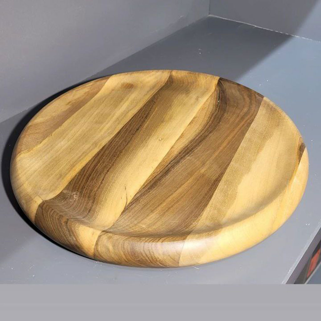 سینی چوبی (پایه کیک) چوب گردو