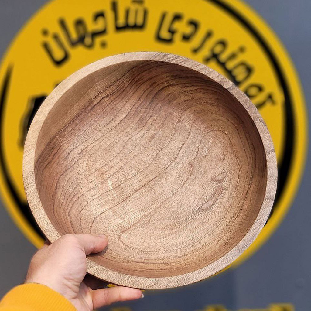 کاسه چوبی بزرگ (چوب گردو)