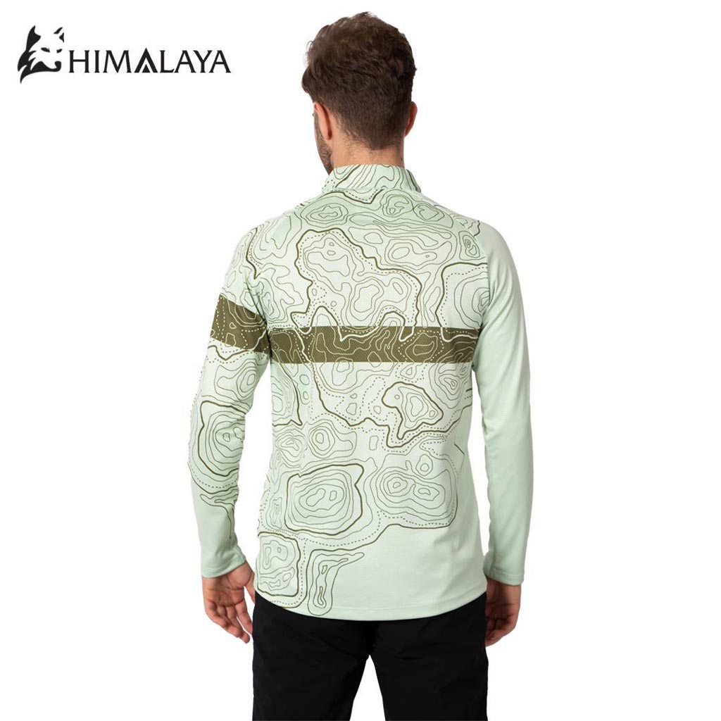 بلوز نیمزیپ توپوگرافی هیمالیا سری Cool Max  کد CM125