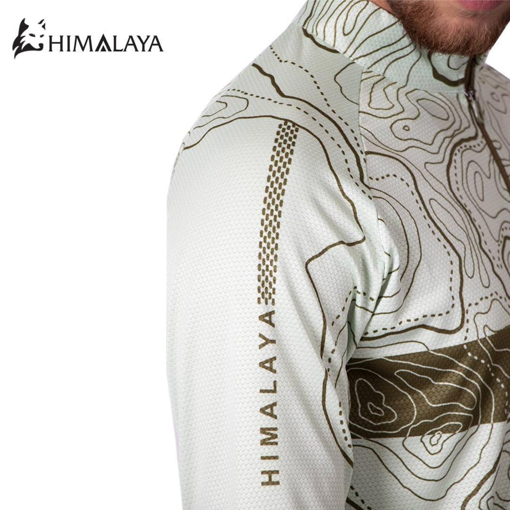 بلوز نیمزیپ توپوگرافی هیمالیا سری Cool Max  کد CM125