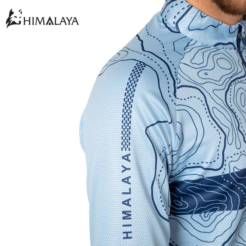 بلوز نیمزیپ توپوگرافی هیمالیا سری Cool Max  کد CM125