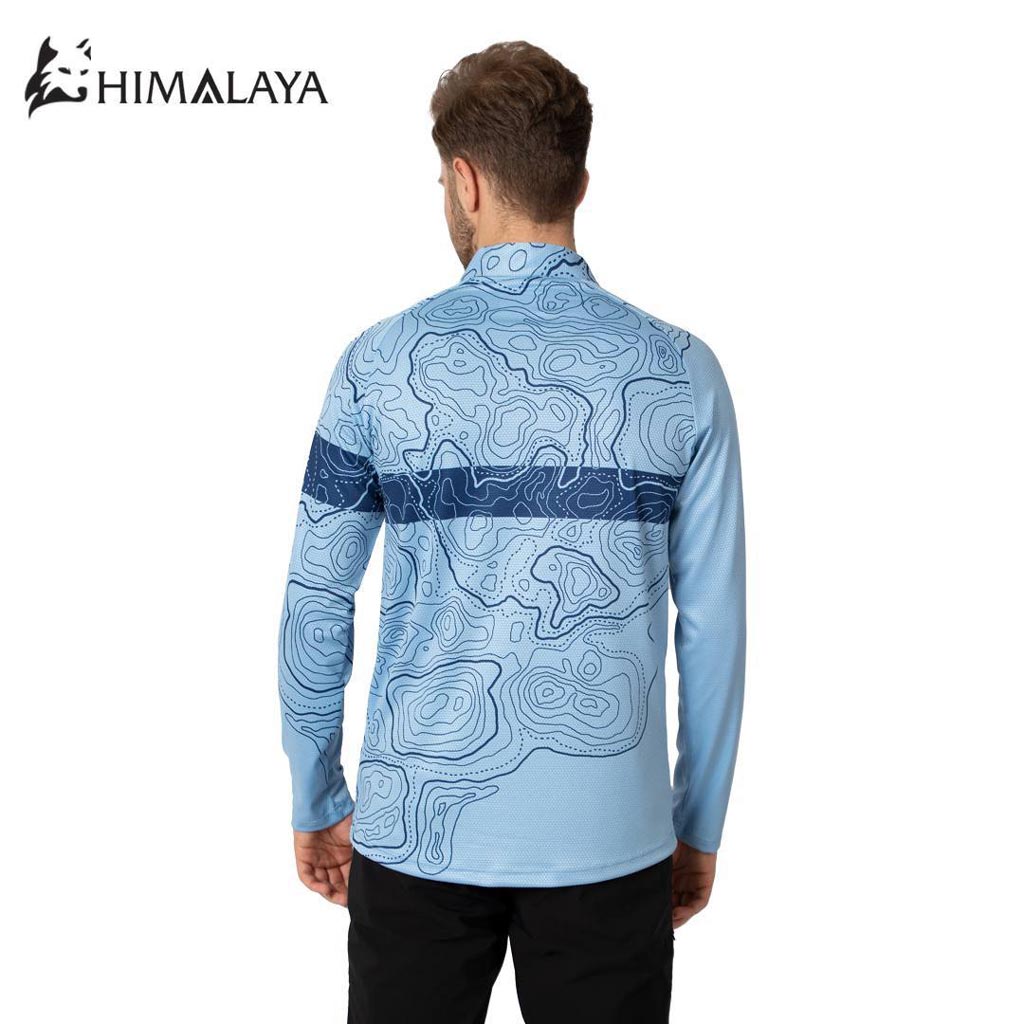 بلوز نیمزیپ توپوگرافی هیمالیا سری Cool Max  کد CM125