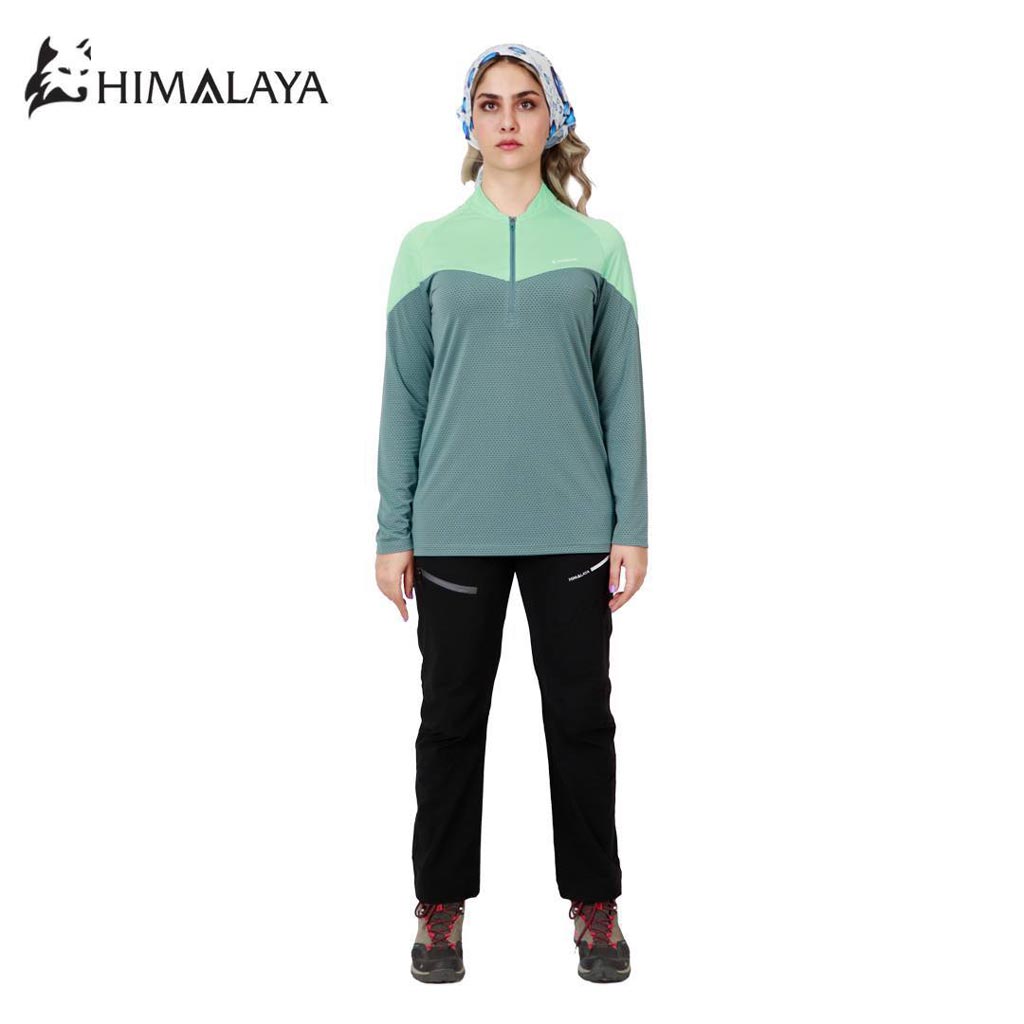 بلوز نیمزیپ زنانه HIMALAYA (هیمالیا) سری Cool Dry کد CW33