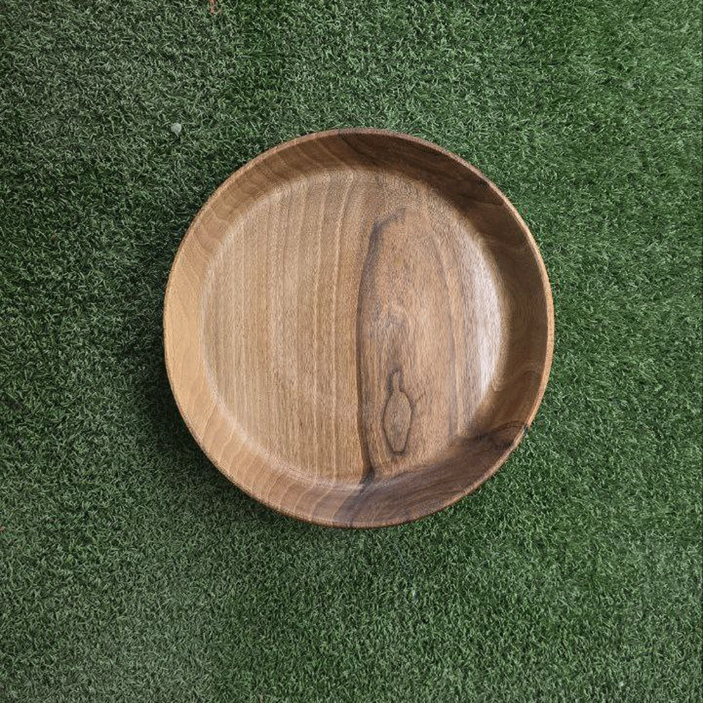 کاسه سینی چوب گردو کد 9915