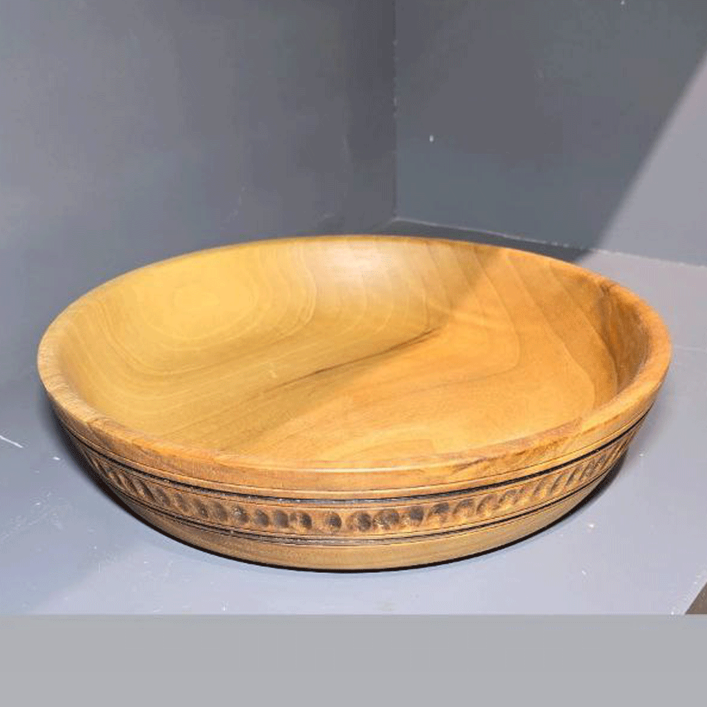 کاسه انگشتی بزرگ چوب گردو