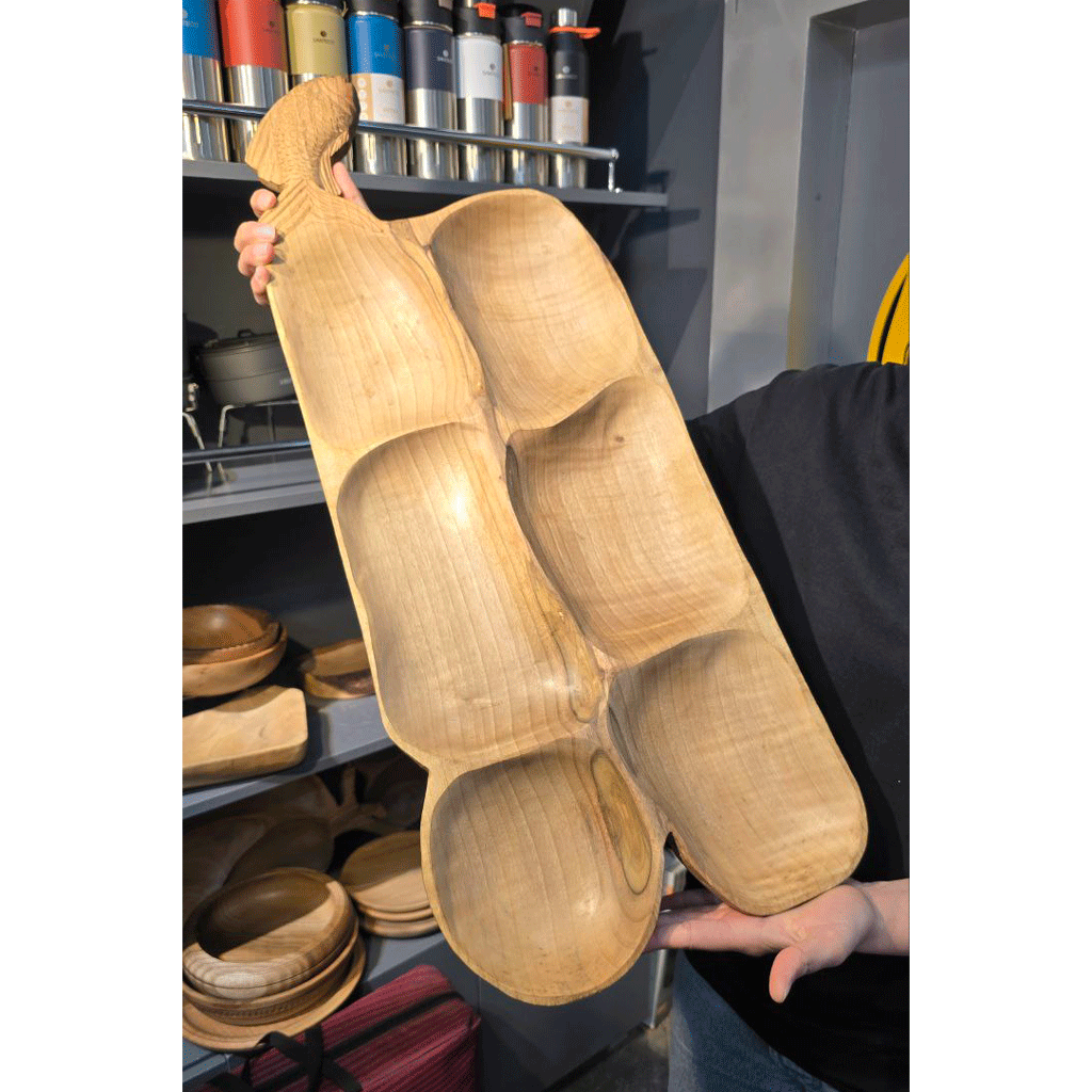 اردوخوری طرح دم ماهی چوب گردو