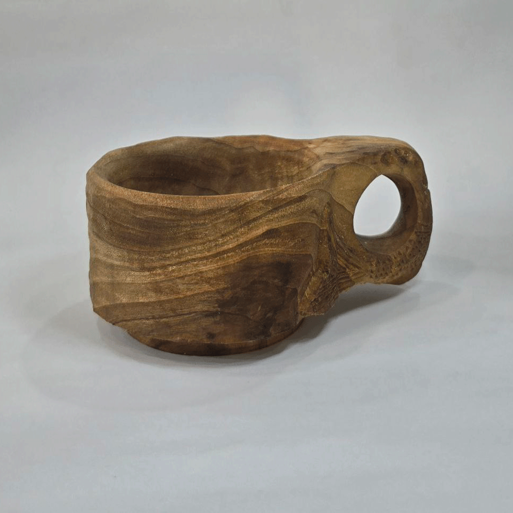 کوکسا طرح دم ماهی چوب گردو  کد 9916