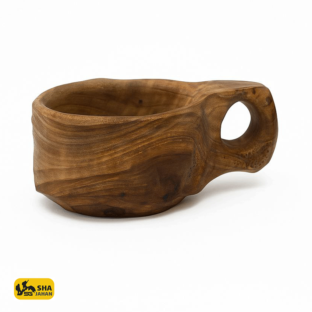 کوکسا طرح دم ماهی چوب گردو  کد 9916