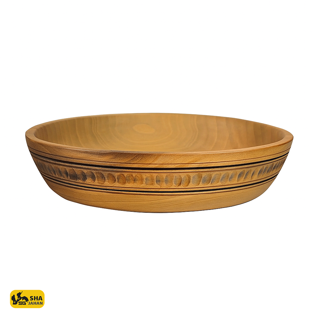 کاسه انگشتی بزرگ چوب گردو