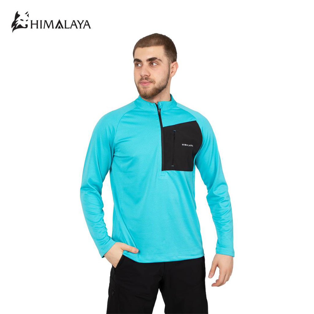 بلوز مردانه فینگردار جیبی تابستانه هیمالیا CM136