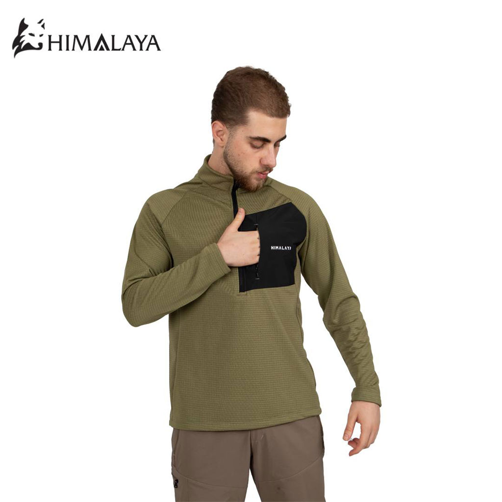 بلوز نیمزیپ میکرو حولهای هیمالیا کد CM137